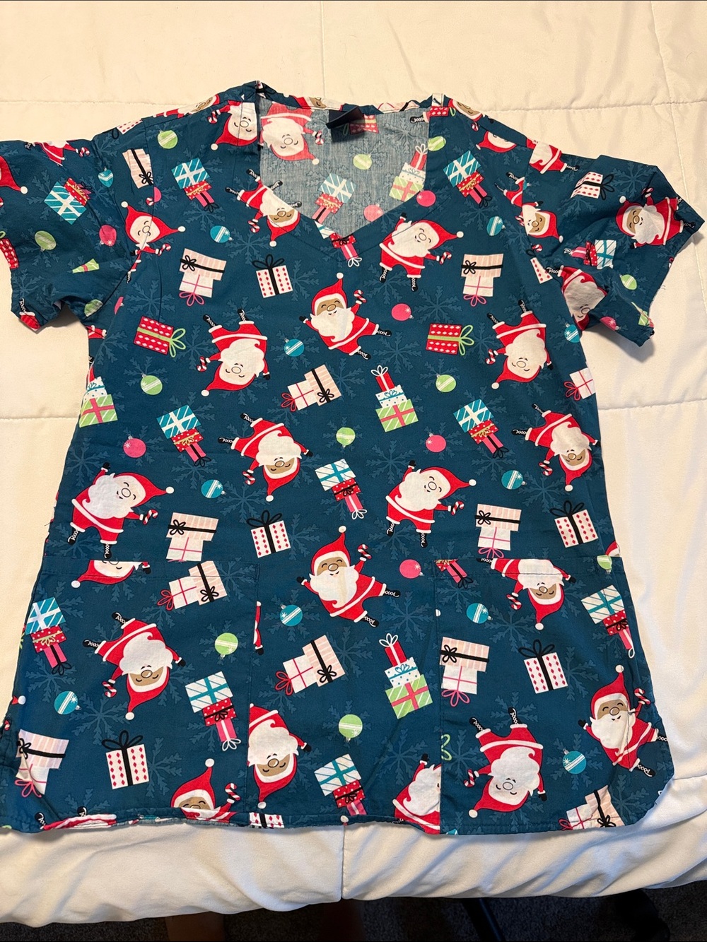 Holiday Assorted Scrub Top Bundle - Picture 2 of 7